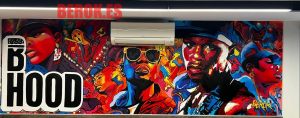 mural hip hop 90s b hood hamburgueseria esplugues de llobregat